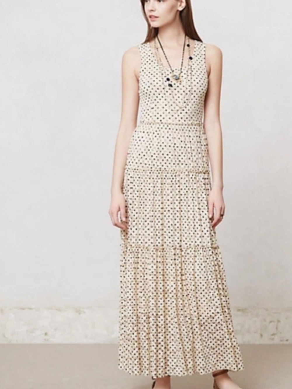 Anthropologie Meadow Rue marigny lace maxi dress